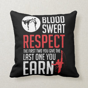 Almofada Doce Sangue Respeite taekwondo judo