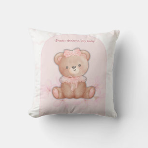 Almofada Doce Sonhos Impressão Baby Girl Nursery