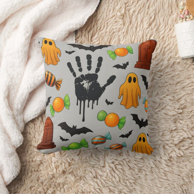 Almofada Doces e Sombras do SPooky (Cobertor)