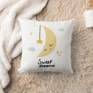 Almofada Doces Sonhos Lua e Estrelas