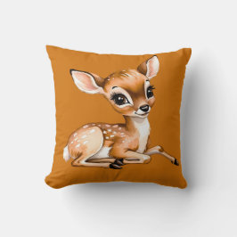 Almofada Doe Bonito A Arder, Deer Lover Gift,