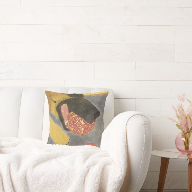 Almofada Dog and pomegranate pillow (Sofá)