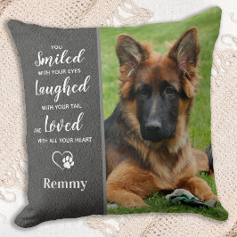 Almofada Dog Memorial Sympathory Keepsasaet Pet Loss Foto