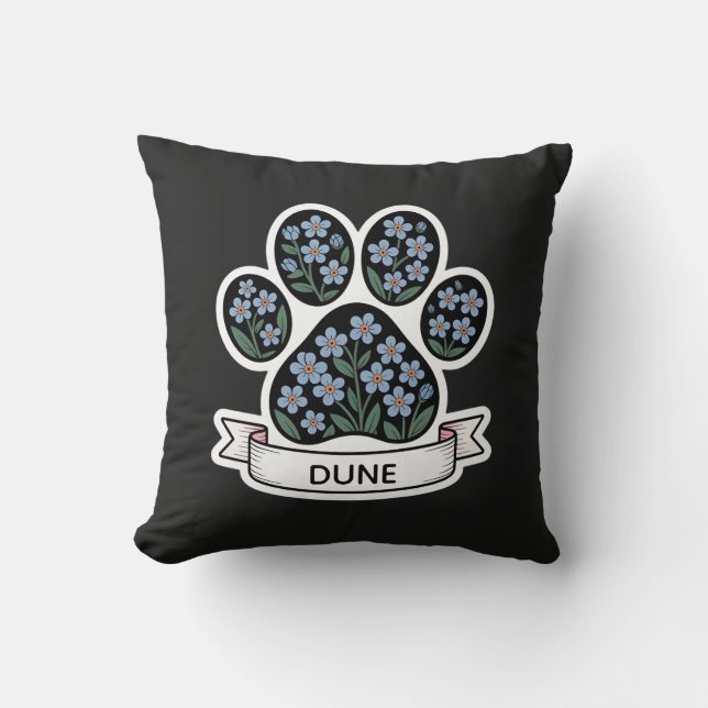 Almofada Dog Memorial Sympathy Keepsaet Pet Loss (Frente)