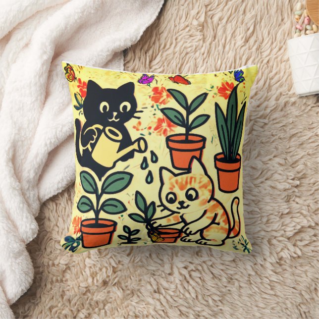 Almofada Dois gatos (Cobertor)