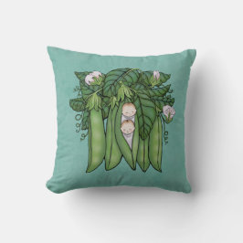 Almofada Dois Pequenos Gêmeos De Ervilha Doce, Multiplique