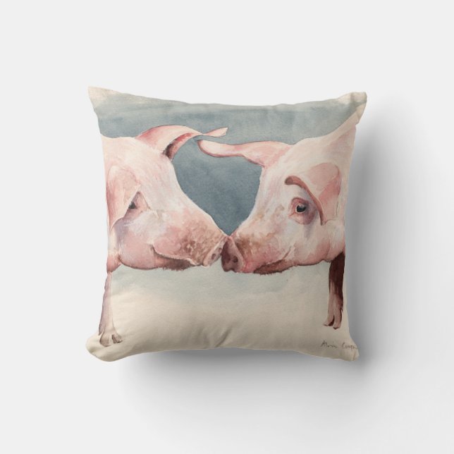Almofada Dois pouco Piggies 2012 (Frente)