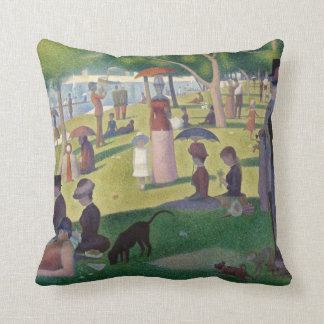 Almofada Domingo à tarde na ilha do La Jatte grandioso