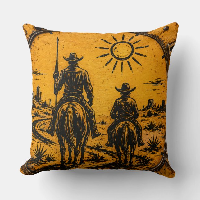 Almofada Don Quixote & Sancho Panza (Frente)