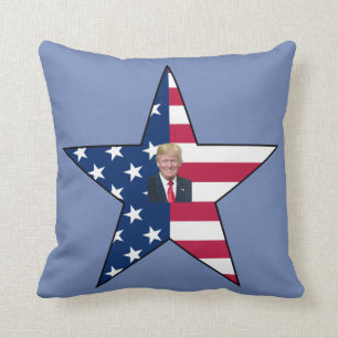 Almofada  Donald J. Trump~ Presidente~ US Flag~ Star ~ MAGA