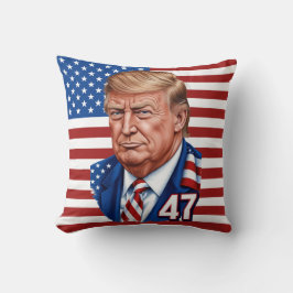 Almofada Donald Trump 2024 Presidencial 47 vencedor - EUA