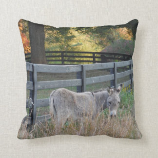 Almofada Donkey num campo de outono,