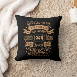 Almofada Dons personalizados de legendas de 80 de colheita