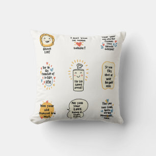Almofada Doodle Dreams: Carregar seu sol interior