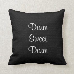 Almofada Dorm Sweet Dorm Faux Texturizado Personalizado
