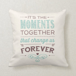Almofada Dos momentos travesseiro decorativo do sentimento