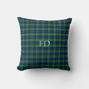Almofada Douglas Oficial Tartan com monograma/nome