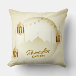 Almofada Dourada Ramadan Kareem