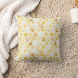 Almofada Dourado amarelo alveolado