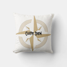 Almofada Dourado e branco em branco