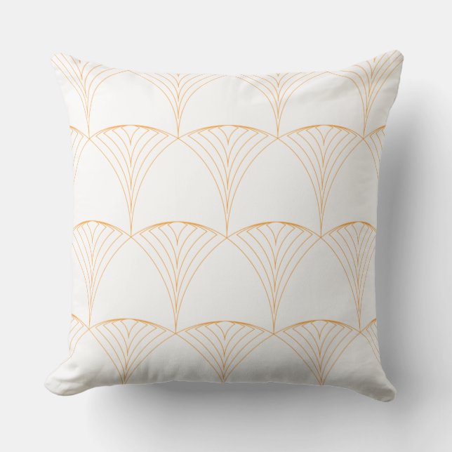 Almofada Dourado, elegante e simples padrão tradicional lux (Frente)
