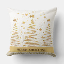 Dourado festivo metálico e branco