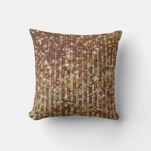 Almofada Dourado padrão de sequência de ignição (Frente)