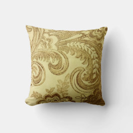 Almofada Dourado Paisley Classic | TRAVESSEIRO DECORATIVO