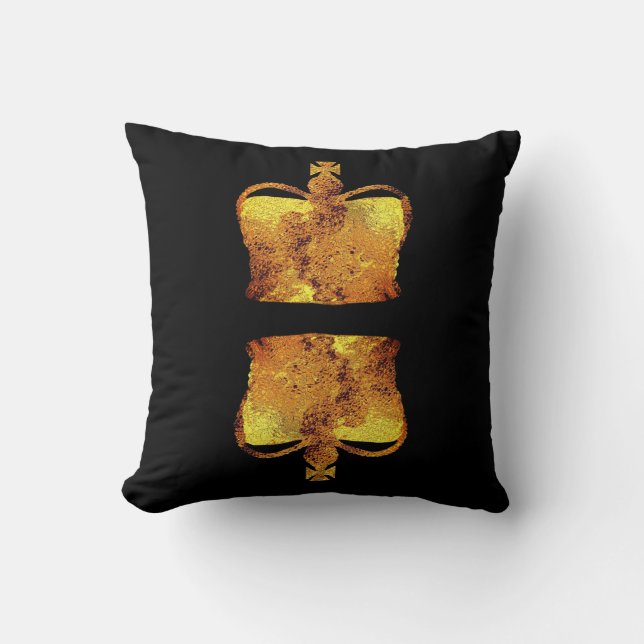 Almofada Dourado rei Crown Cushion (Frente)