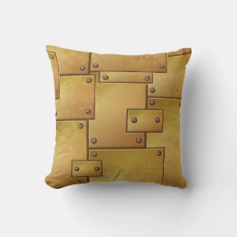 Almofada Dourado Rústico Metálico
