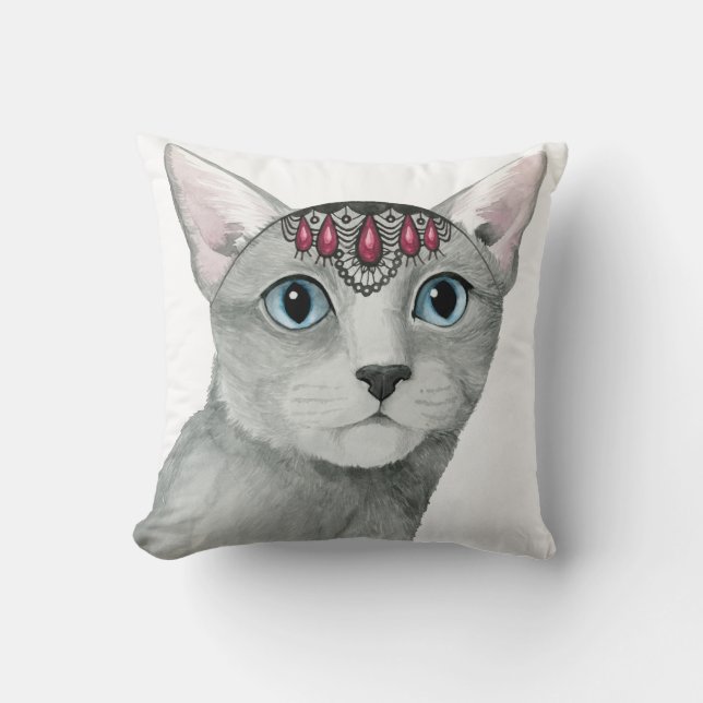 Almofada Downton Cat | Bejeweled (Frente)