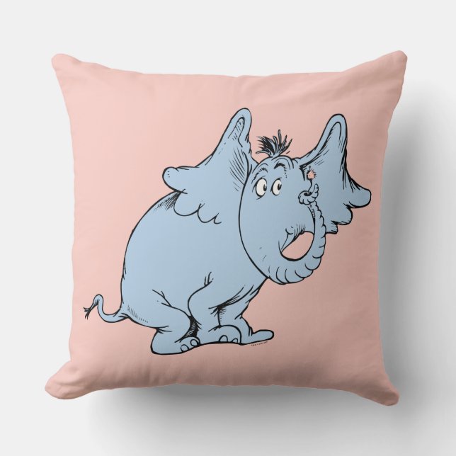 Almofada Dr. Seuss | Horton Visão Lateral (Frente)