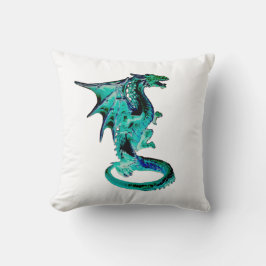 Almofada Dragão Aquático Espírito Marinho Fantasia Criatura