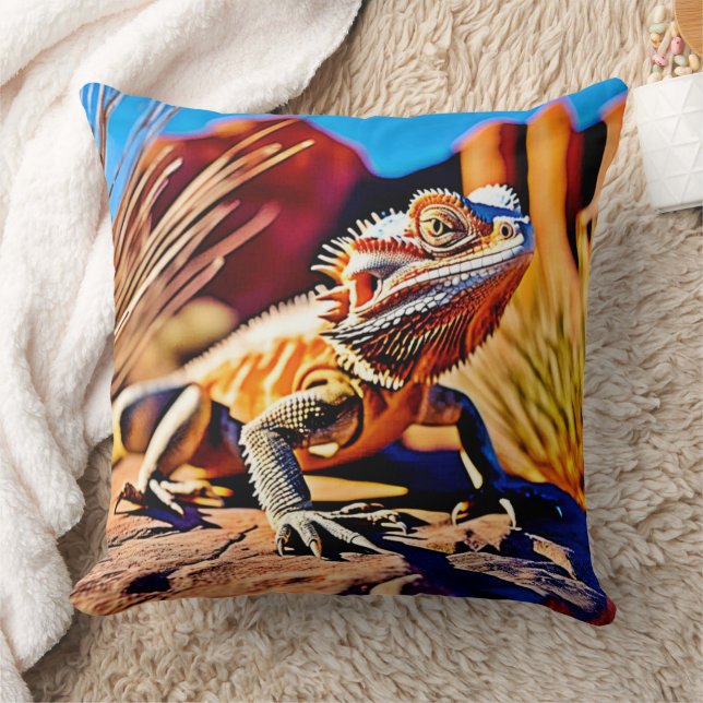 Almofada Dragão Carborado do Deserto (Cobertor)