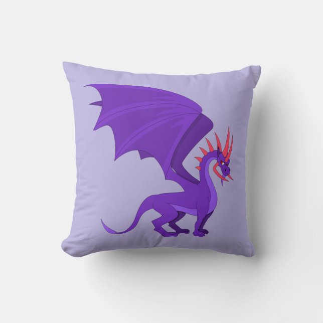 Almofada Dragão roxo (Frente)