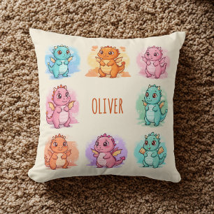 Almofada Dragões Bebês Divertidos Personalizados