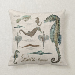 Almofada Dragões dos cavalos marinhos, do mar, e tubulações