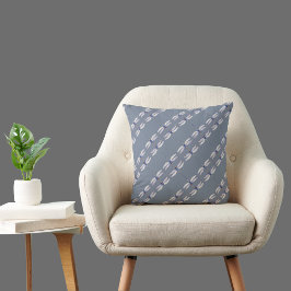 Almofada Dragonflies Gordos Padrão Repetido nas Cinzas