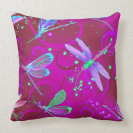 Almofada Dragonflies rosa