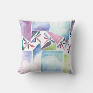 Almofada DRAGONFLY Aqua Green Abstrato Travesseiro Water Co