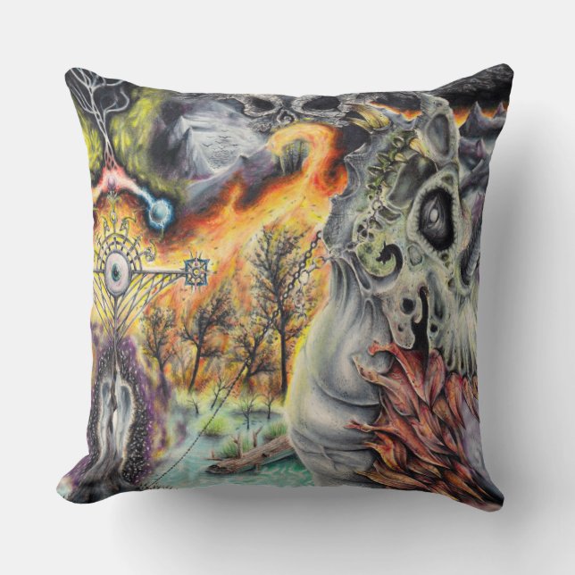 Almofada DRAKE: Amor e Paixão - Trabalho de arte de Fantasi (Frente)