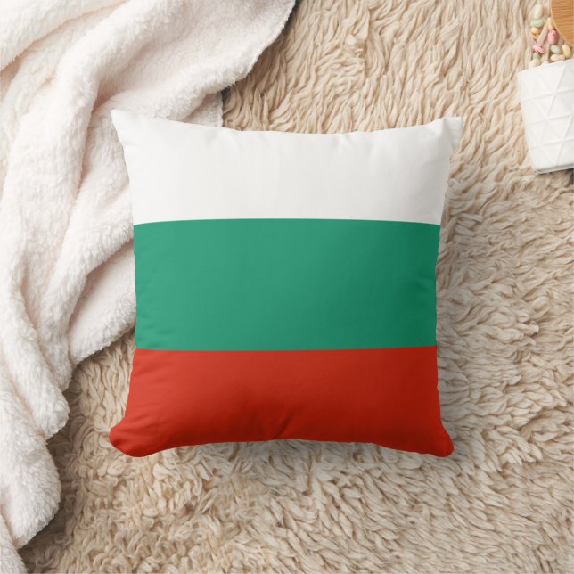 Almofada Drapeau Bulgarie tricolore (Cobertor)