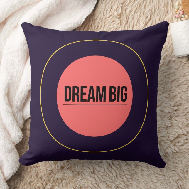 Almofada Dream Big - 90s Retro Throw Pillow | Maximalist   (Cobertor)