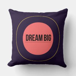 Almofada Dream Big - 90s Retro Throw Pillow | Maximalist  