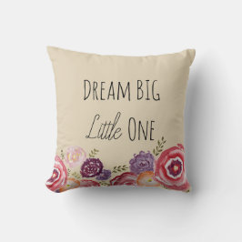 Almofada Dream Big Little One Flower BeigTravesseiro decora