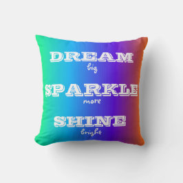 Almofada Dream Sparkle Shine Travesseiro decorativo