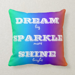 Almofada Dream Sparkle Shine Travesseiro decorativo