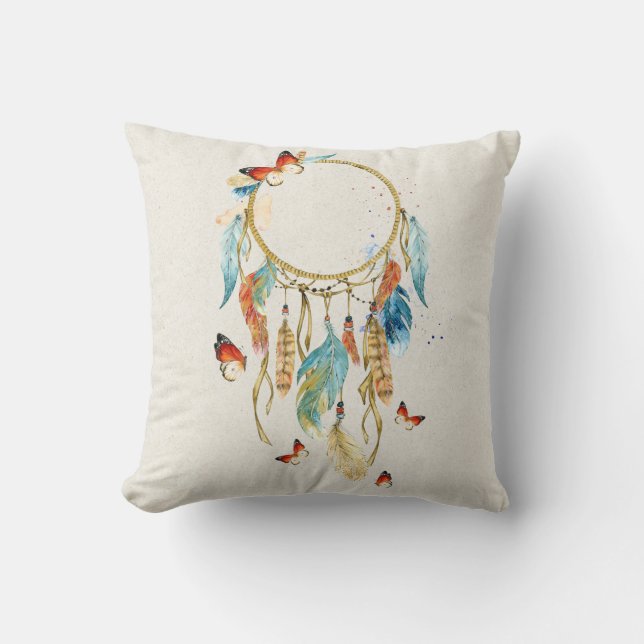 Almofada Dreamcatcher Nativo Americano (Frente)