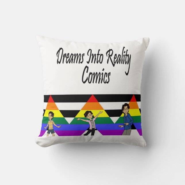 Almofada DreamsIntoRealityComics A Arte Do Cobrir Para Cria (Frente)