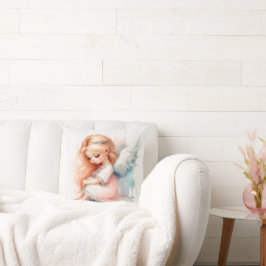 Almofada Dreamy angel, garota pastel, arte de fada